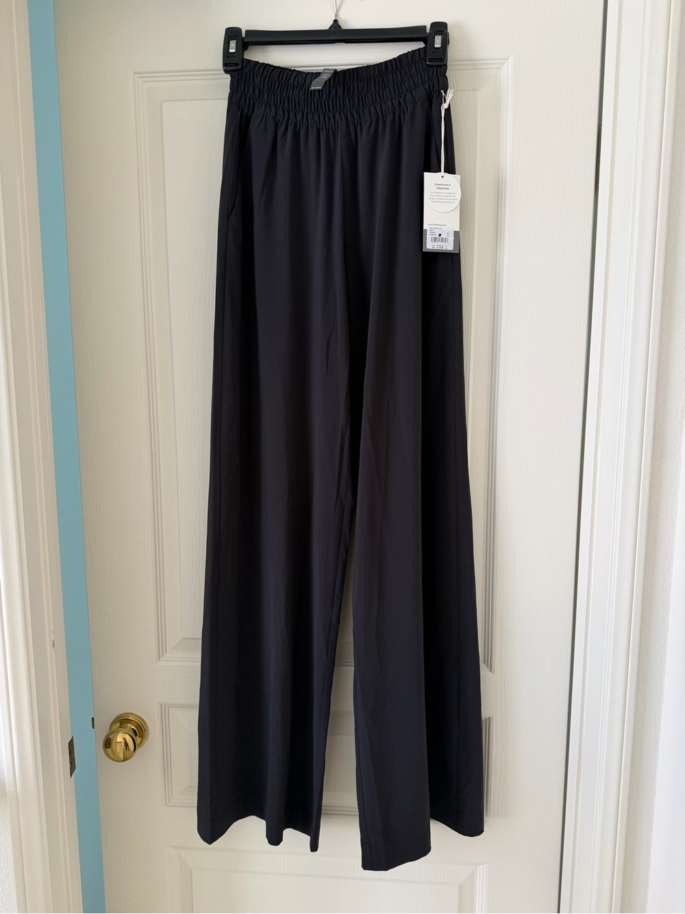 Vuori Villa Wideleg Pant - Long Tall Sz XXS NWT Black - Picture 2 of 6